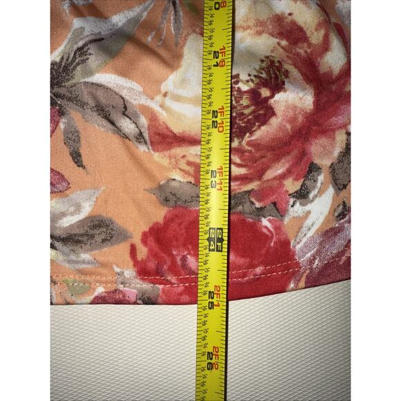 Sara Michelle Pink Floral Blouse - Women's Size Large - Picture 7 of 8